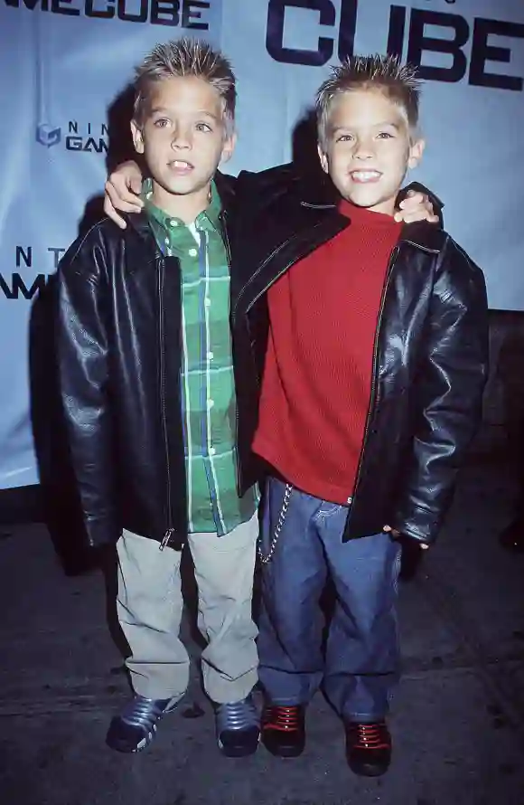 Dylan Sprouse and Cole Sprouse at the Nintendo Gamecube Launch Party NYC 11/17/2001.