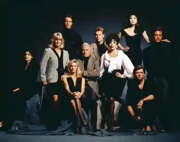 The 'Dynasty' cast in 1991.