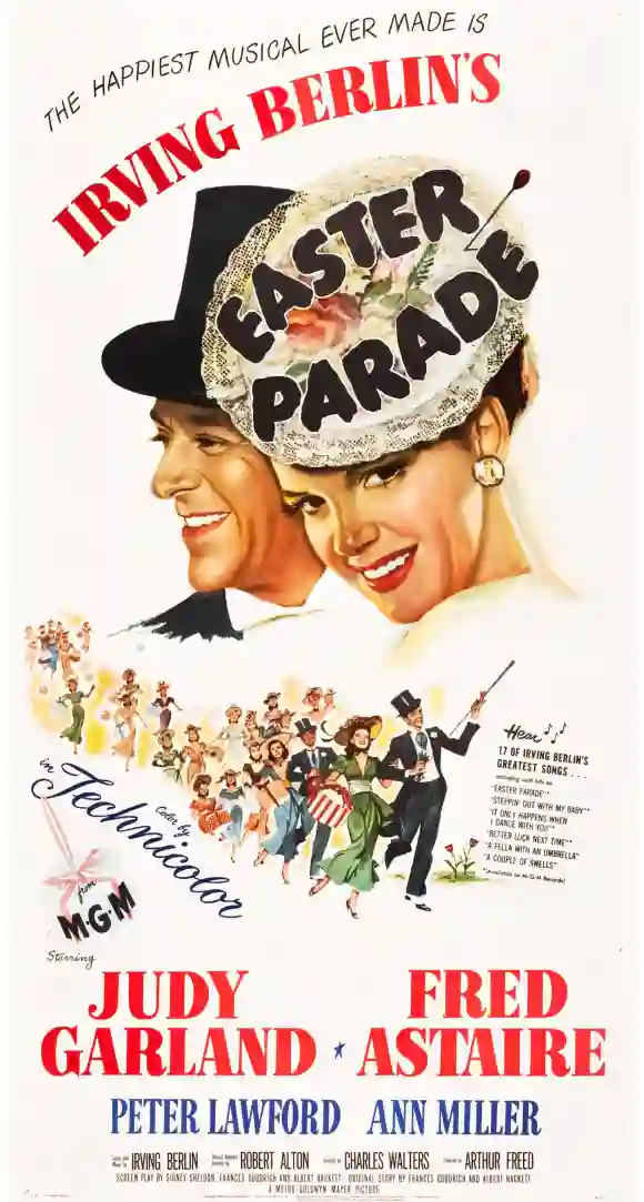 The 1948 film 'Easter Parade' starring Judy Garland and Fred Astaire
