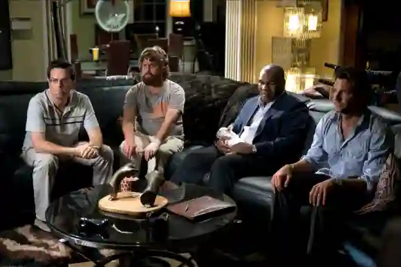 Mike Tyson, Ed Helms, Zach Galifianakis y Bradley Cooper