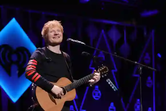Ed Sheeran at the iHeartRadio Z100 Jingle Ball on December 10, 2021