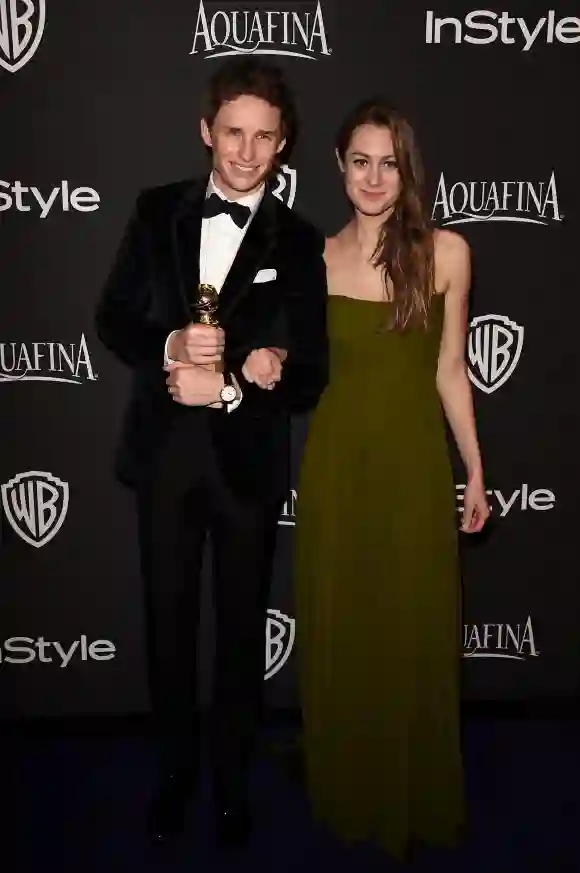 Eddie Redmayne and Hannah Bagshawe