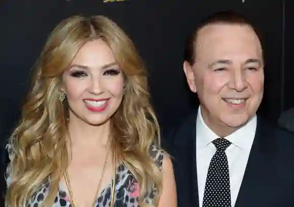 Thalía y Tommy Mottola