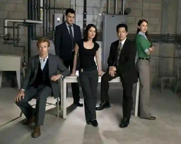 The cast of the series 'The Mentalist'.