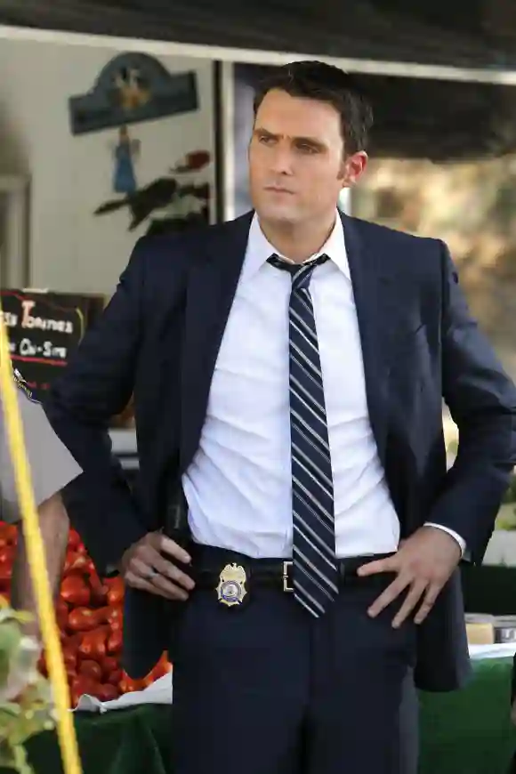 Owain Yeoman in a scene from the series 'The Mentalist'.