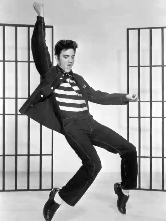 Elvis Presley dans "Jailhouse Rock".