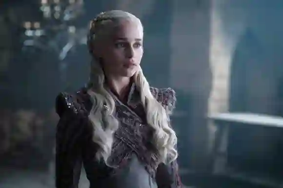 Daenerys Targaryen (Emilia Clarke) dans "Game Of Thrones" (en anglais)