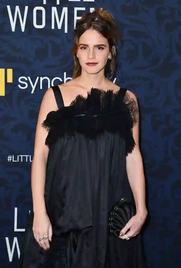 Emma Watson arrives for "Little Women" world premiere at the Museum of Modern Art in New York on December 7, 2019