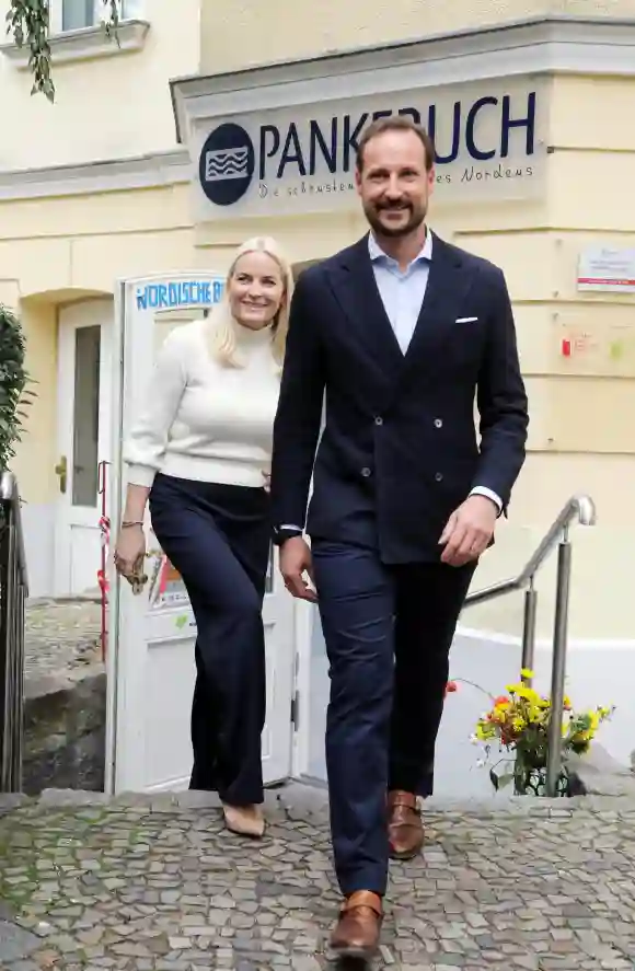 El príncipe Haakon y la princesa Mette-Marit