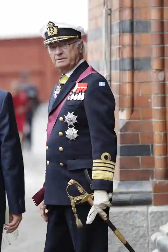 El rey Carl XVI Gustaf de Suecia