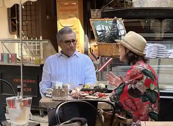 Eugene Levy On Set - St Tropez Eugene Levy filming his food show The Reluctant Traveler in Saint-Tropez, France on July