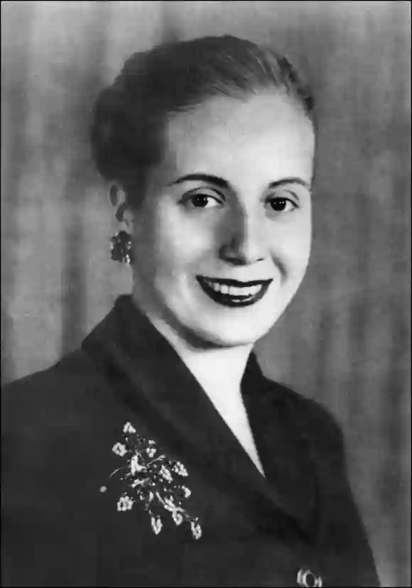 Eva Perón alias "Evita" como Primera Dama de Argentina en 1951