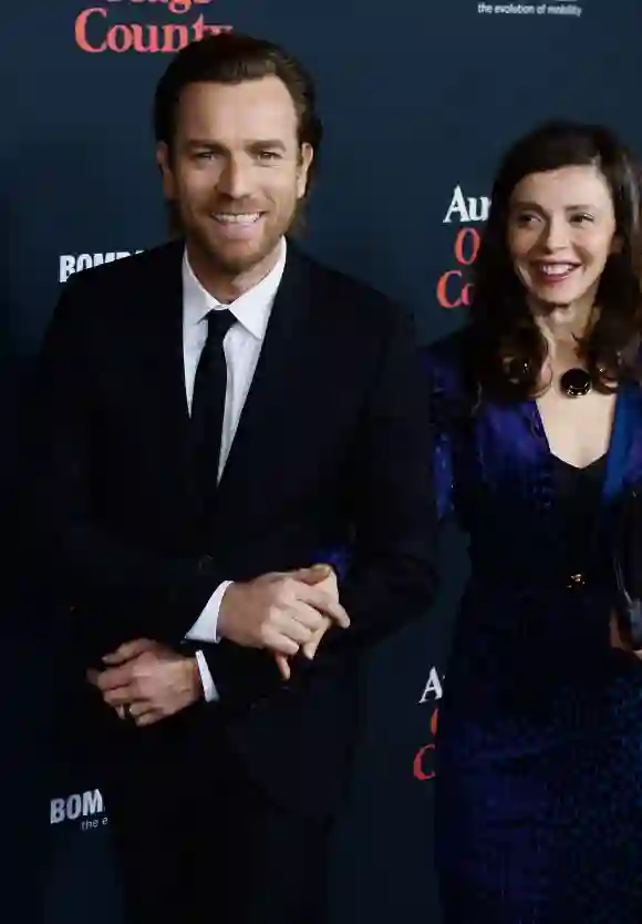 Ewan McGregor and Eve Mavrakis in 2013.