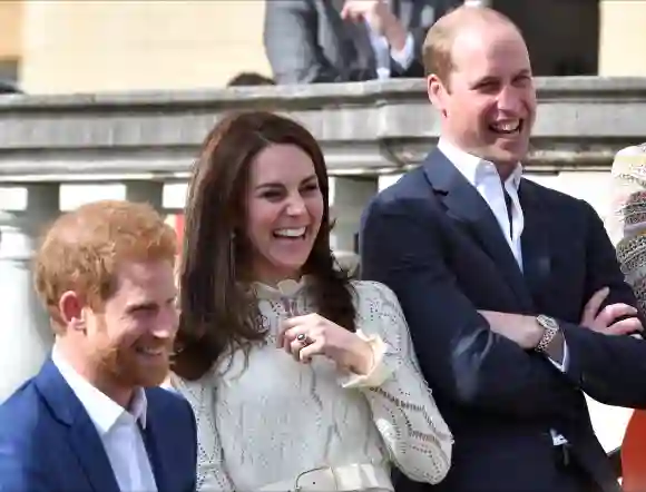 El Príncipe Harry, Kate Middleton y el Príncipe Guillermo