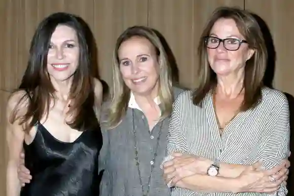 Finola Hughes, Genie Francis, and Nancy Lee Grahn attend the Heather Tom Hosts the Best Actress Daytime Emmy Nominees Annual Gathering, June 17, 2021.