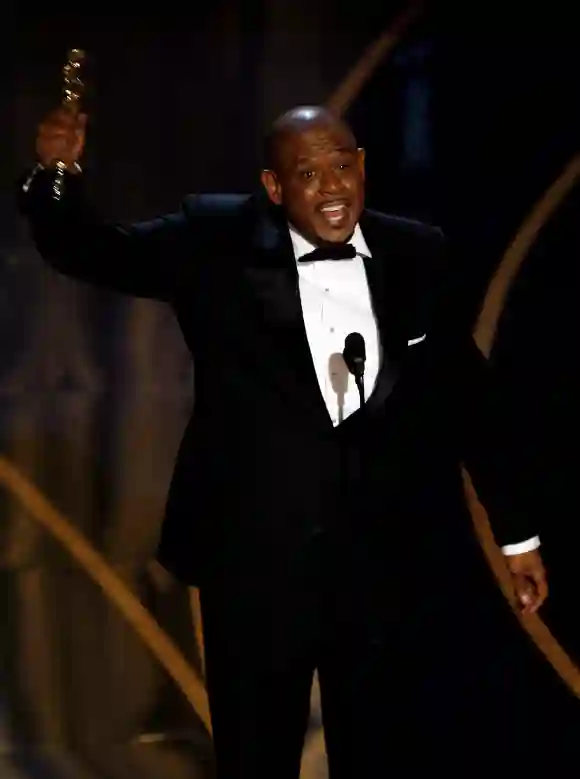 Forest Whitaker at the 2007 Oscars, where he received the Academy Award for his performance in "The Last King of Scotland"