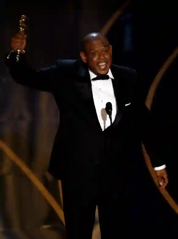 Forest Whitaker aux Oscars 2007, où il a reçu l'Oscar pour sa performance dans "Le dernier roi d'Écosse".