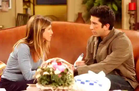 Jennifer Aniston and David Schwimmer in 'Friends'