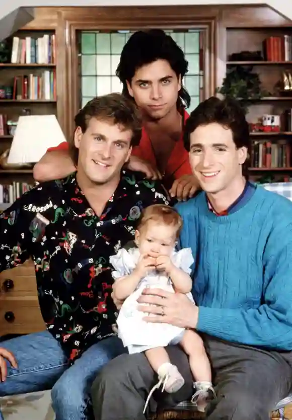 John Stamos, Dave Coulier y Bob Saget en 'Full House'