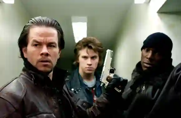 Mark Wahlberg, Garrett Hedlund, Tyrese Gibson in 'Four Brothers'