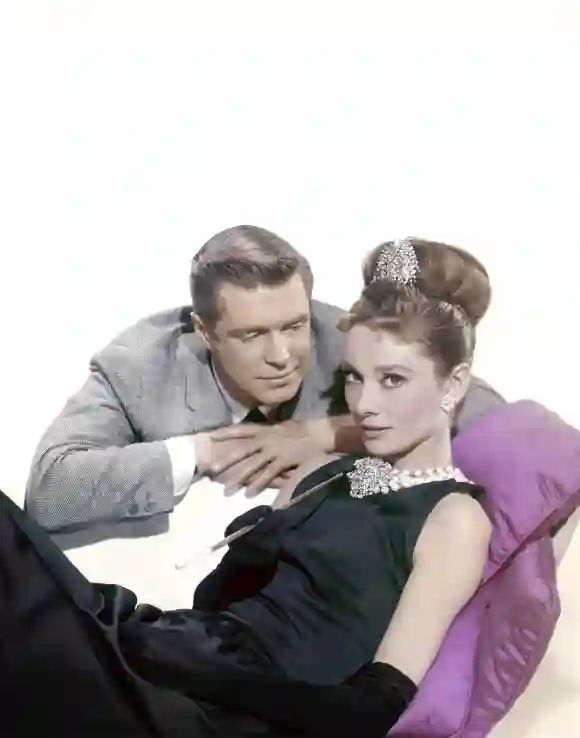 George Peppard and Audrey Hepburn in 'Breakfast at Titffany's'