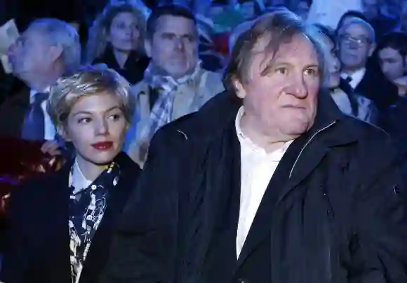 Gérard Depardieu and Clémentine Igou