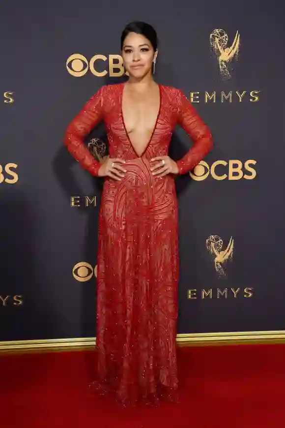 Gina Rodriguez attends the 69th Annual Primetime Emmy Awards on September 17, 2017 in Los Angeles, California.