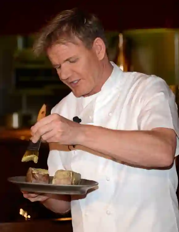 Gordon Ramsay en su restaurante de Las Vegas