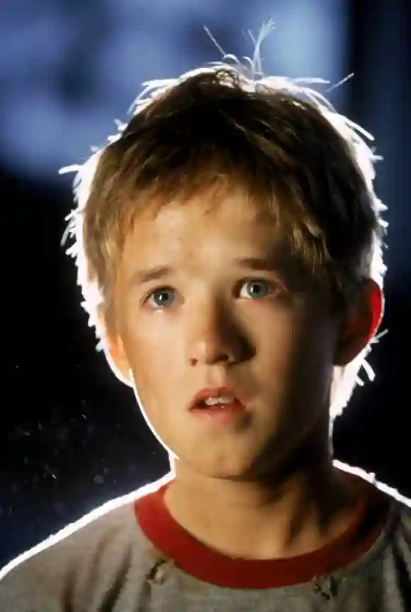 Haley Joel Osment in a scene from the movie 'Artificial Intelligence: AI'.