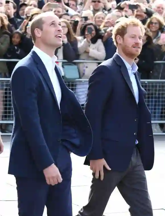 El Príncipe Guillermo y el Príncipe Harry, cabezas juntas