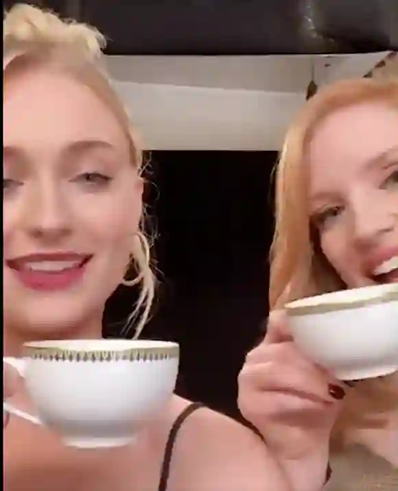 Sophie Turner and Jessica Chastain