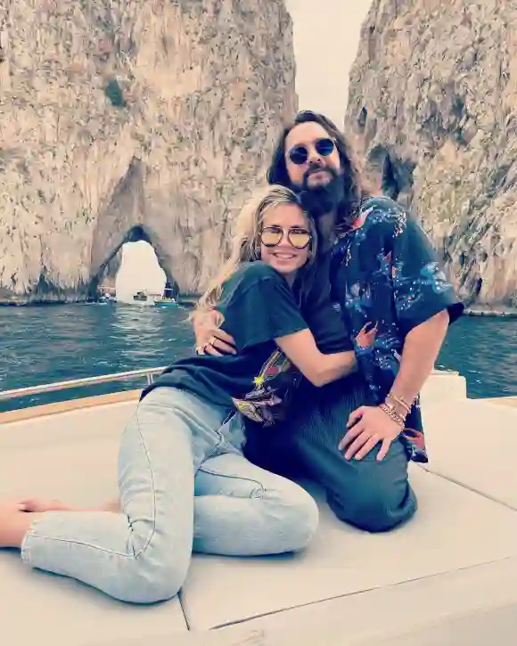 Heidi Klum y Tom Kaulitz en Italia, 2022