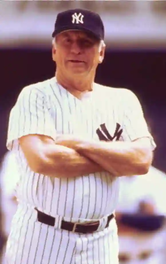 This 1994 file photo shows former New York Yankees