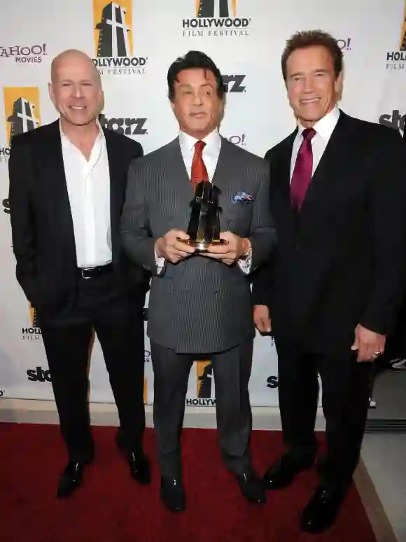 Bruce Willis, Sylvester Stallone y Arnold Schwarzenegger
