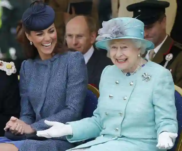 Duchess Kate and Queen Elizabeth II