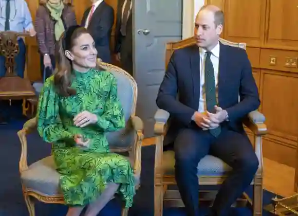 Duchess Kate Prince William Ireland green outfit