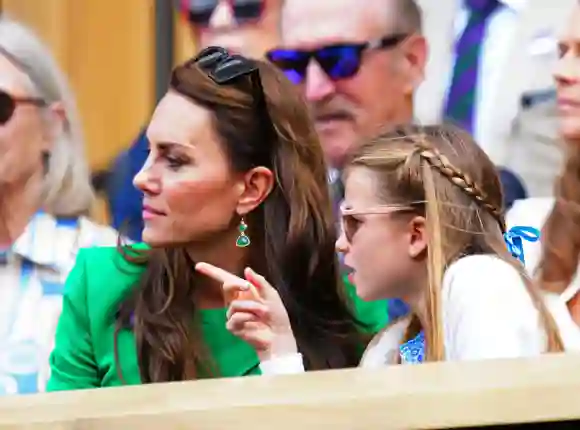 Duchess Kate Princess Charlotte Tennis Tournament Wimbledon 2023