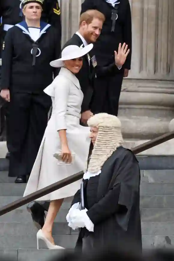 Duchess Meghan and Prince Harry church service