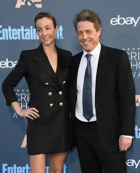 Hugh Grant and Anna Eberstein