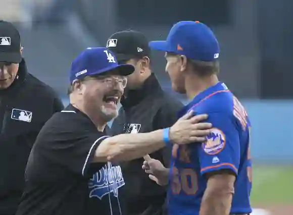 May 29, 2019 - Los Angeles, California, United States of America - Coach, Jima Riggleman is greeted