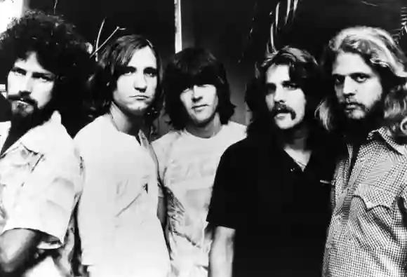 The Eagles From left to right Don Henley Joe Walsh Randy Meisner Glenn Frey Don Felder Unit
