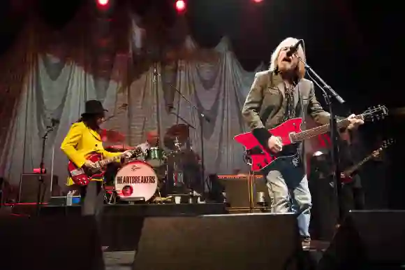 Sep 18 2014 Raleigh North Carolina USA R L Musician TOM PETTY and Guitarist MIKE CAMPBELL