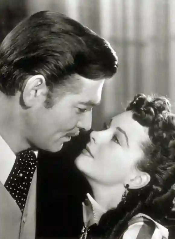 Vivien Leigh y Clark Gable