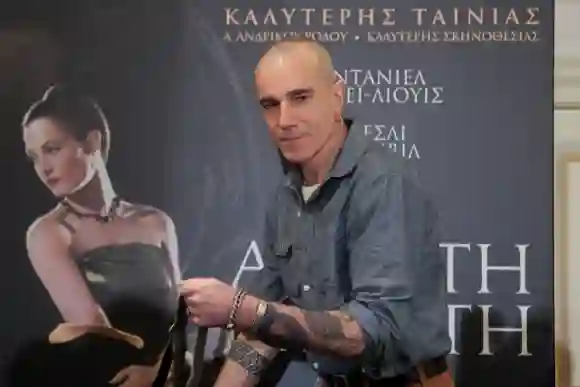 1 février 2018 Athènes Grèce L'acteur DANIEL DAY LEWIS donne une conférence de presse pour son dernier film.