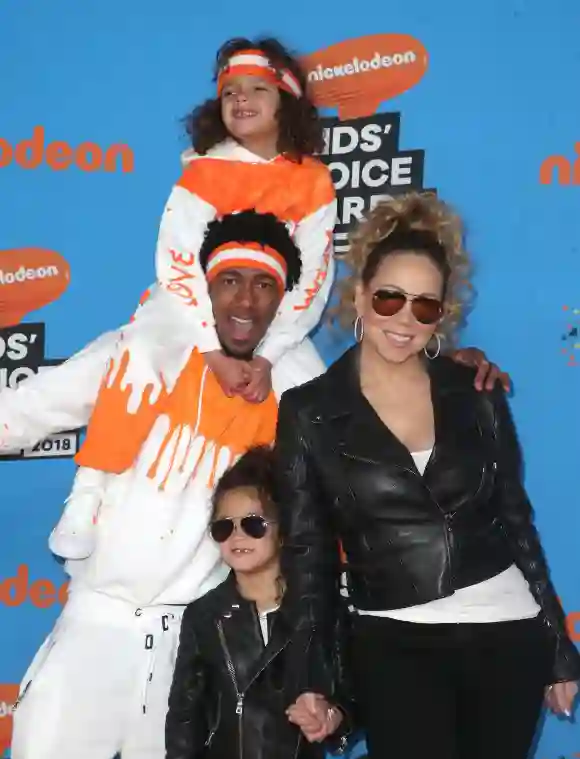 Mariah Carey, Nick Cannon y sus hijos Monroe y Moroccan
