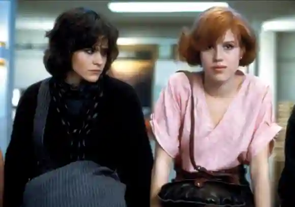 Ally Sheedy y Molly Ringwald en 'The Breakfast Club'