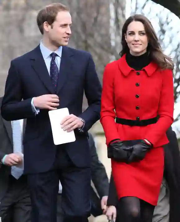Kate Middleton y el Príncipe William en St. Andrews