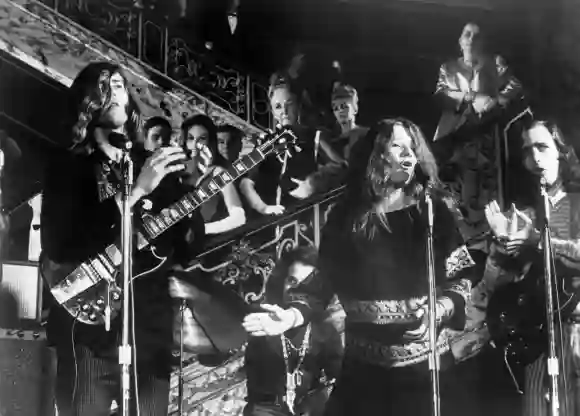 PETULIA, Big Brother and the Holding Company with lead singer Janis Joplin, 1968 Courtesy Everett Collection PUBLICATION