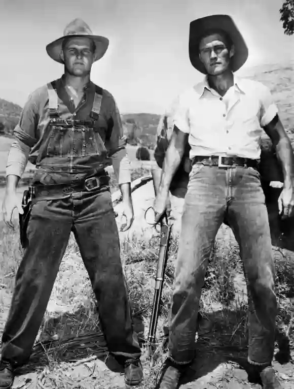 Chuck Connors dans "The Rifleman" (Le fusilier)