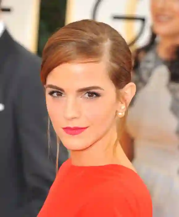 Emma Watson at arrivals for 71st Golden Globes Awards - Arrivals 4, The Beverly Hilton Hotel, Beverly Hills, CA January 12, 2014. Photo By: Linda Wheeler/Everett Collection (Linda Wheeler/Everett Collection)